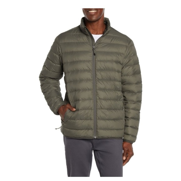 NWT Eddie Bauer men’s down lightweight Packable Puffer jacket dusky gree… - Picture 1 of 9